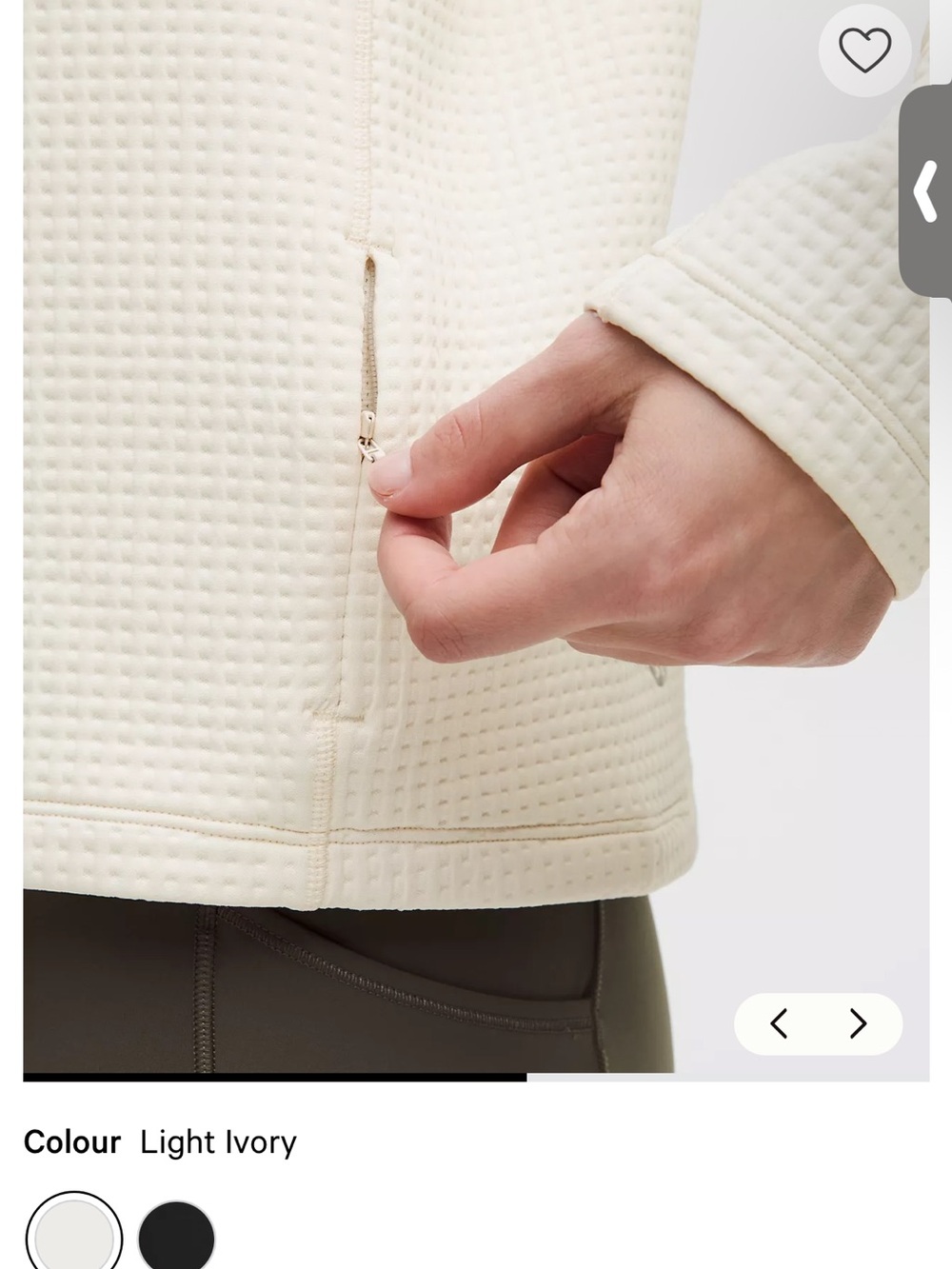 Lululemon Waffle-Knit Funnel-Neck Long-Sleeve Shirt size 6 - Picture 5 of 12